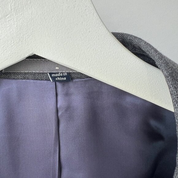 SuitSupply Napoli fit Super wool Sport coat,Gray, Size 38 - Picture 5 of 12